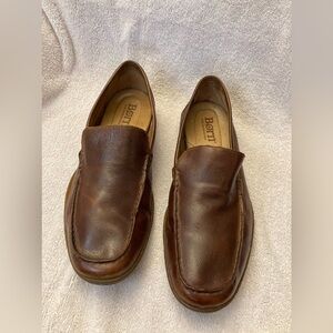 Born Mens Liam Leather Loafer Slip-on Arch Support 11.5